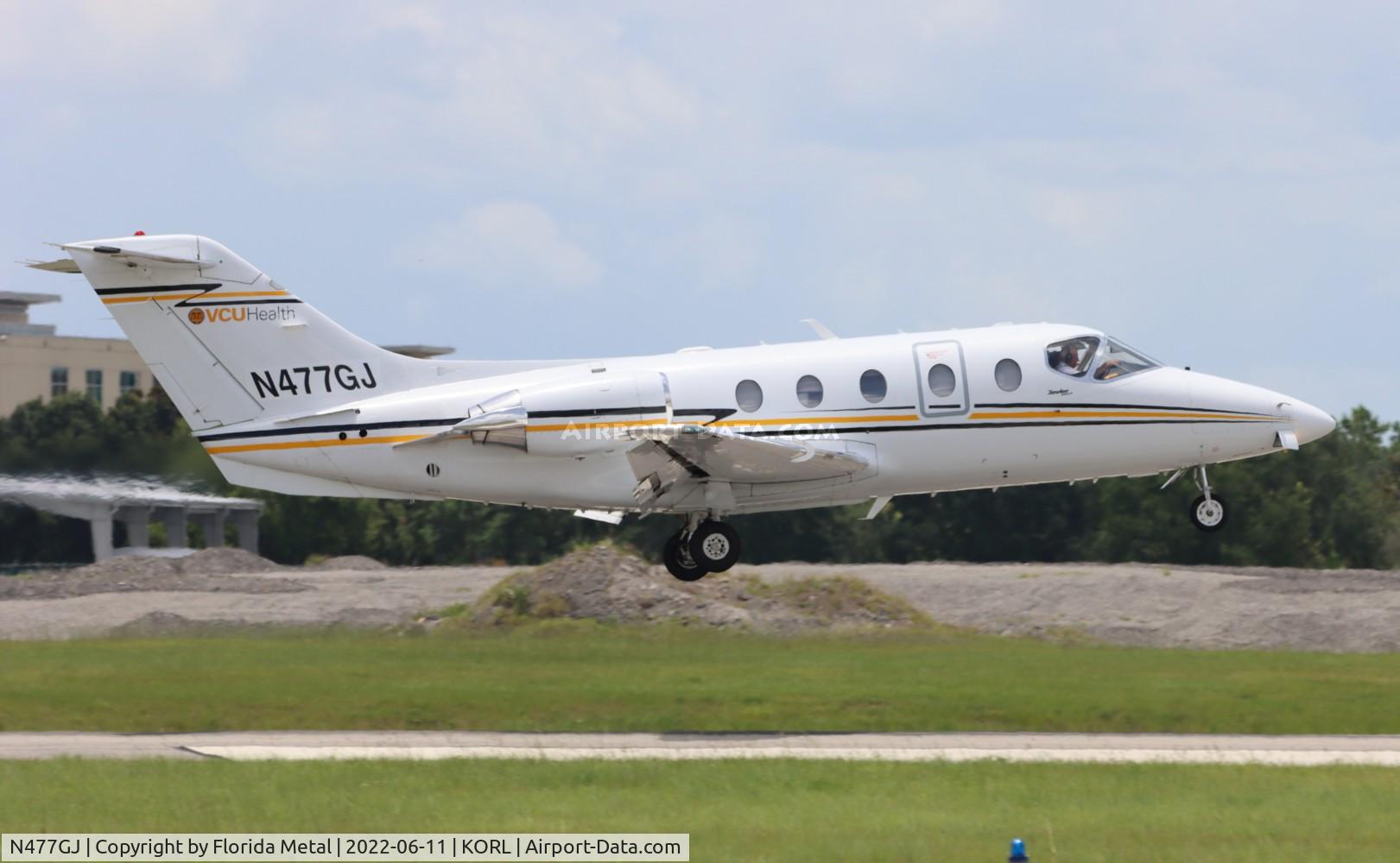 N477GJ, Raytheon Aircraft Company 400A C/N RK-477, Beechjet 400 zx