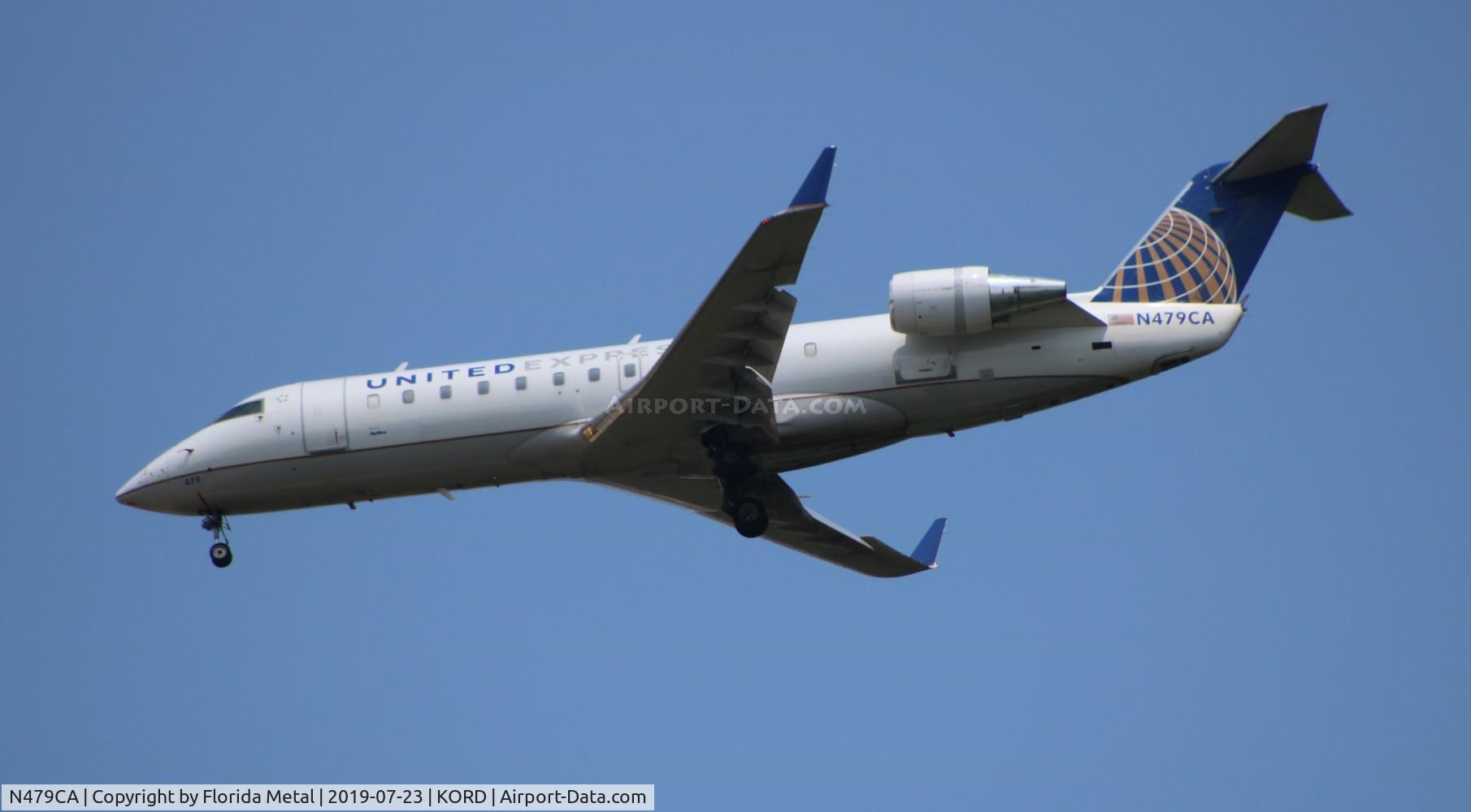 N479CA, 2002 Bombardier CRJ-200ER (CL-600-2B19) C/N 7675, SKW/UE CRJ2 zx CID-ORD