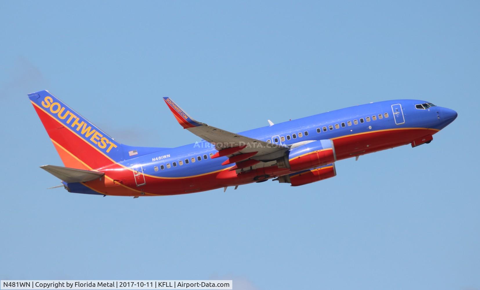N481WN, 2004 Boeing 737-7H4 C/N 29853, SWA 737 oc zx FLL-CMH