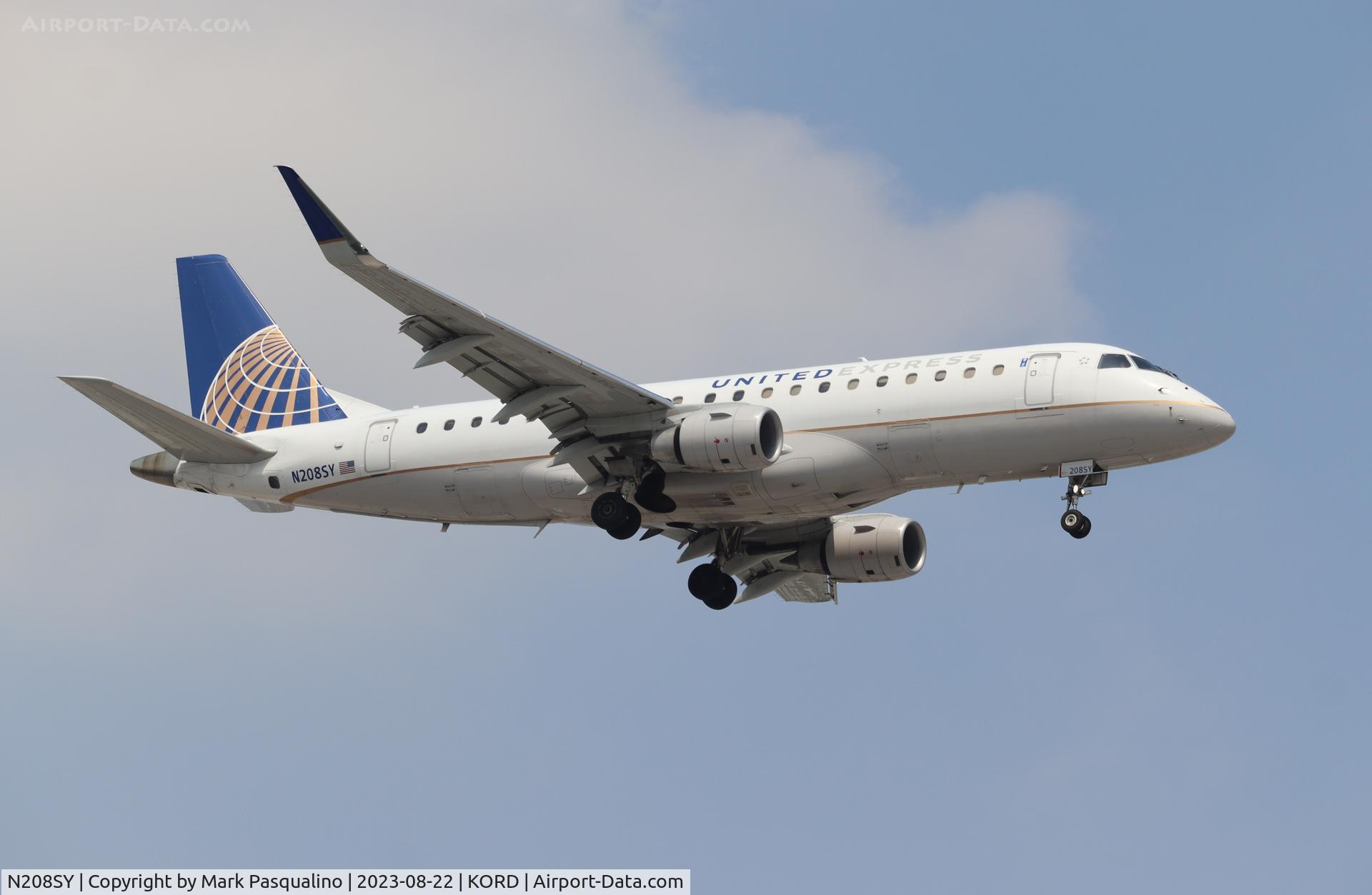 N208SY, 2017 Embraer 175LR (ERJ-170-200LR) C/N 17000644, ERJ-170-200LR