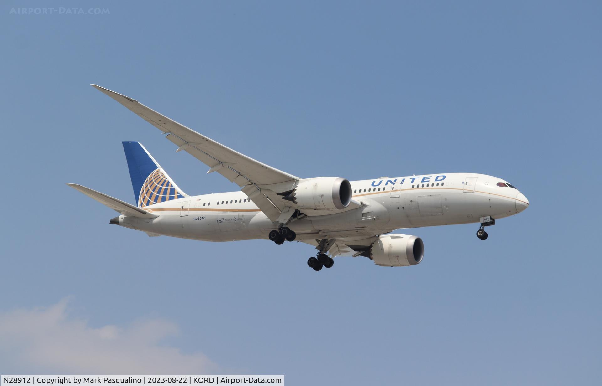 N28912, 2014 Boeing 787-8 Dreamliner C/N 34828, Boeing 787-8
