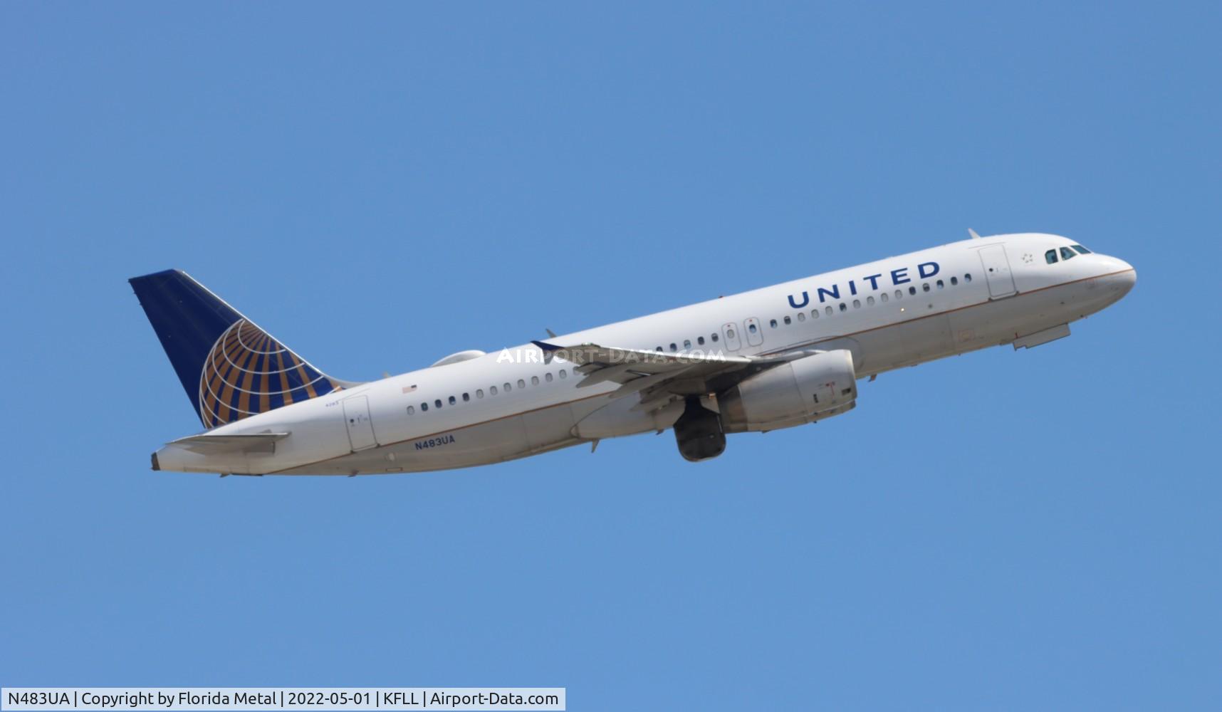 N483UA, 2001 Airbus A320-232 C/N 1586, UAL A320 zx FLL-ORD