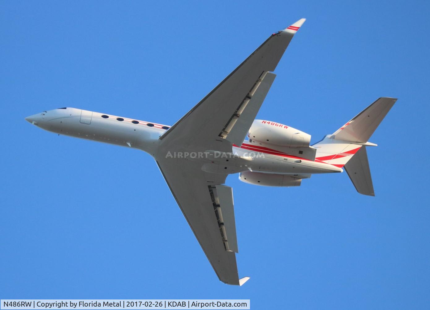 N486RW, 2014 Gulfstream Aerospace GV-SP (G550) C/N 5484, G550 zx