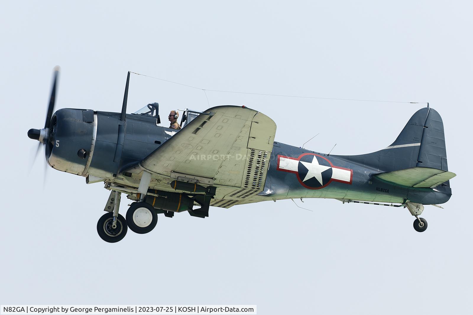 N82GA, Douglas SBD-5 Dauntless C/N 54532, Oshkosh 2023.