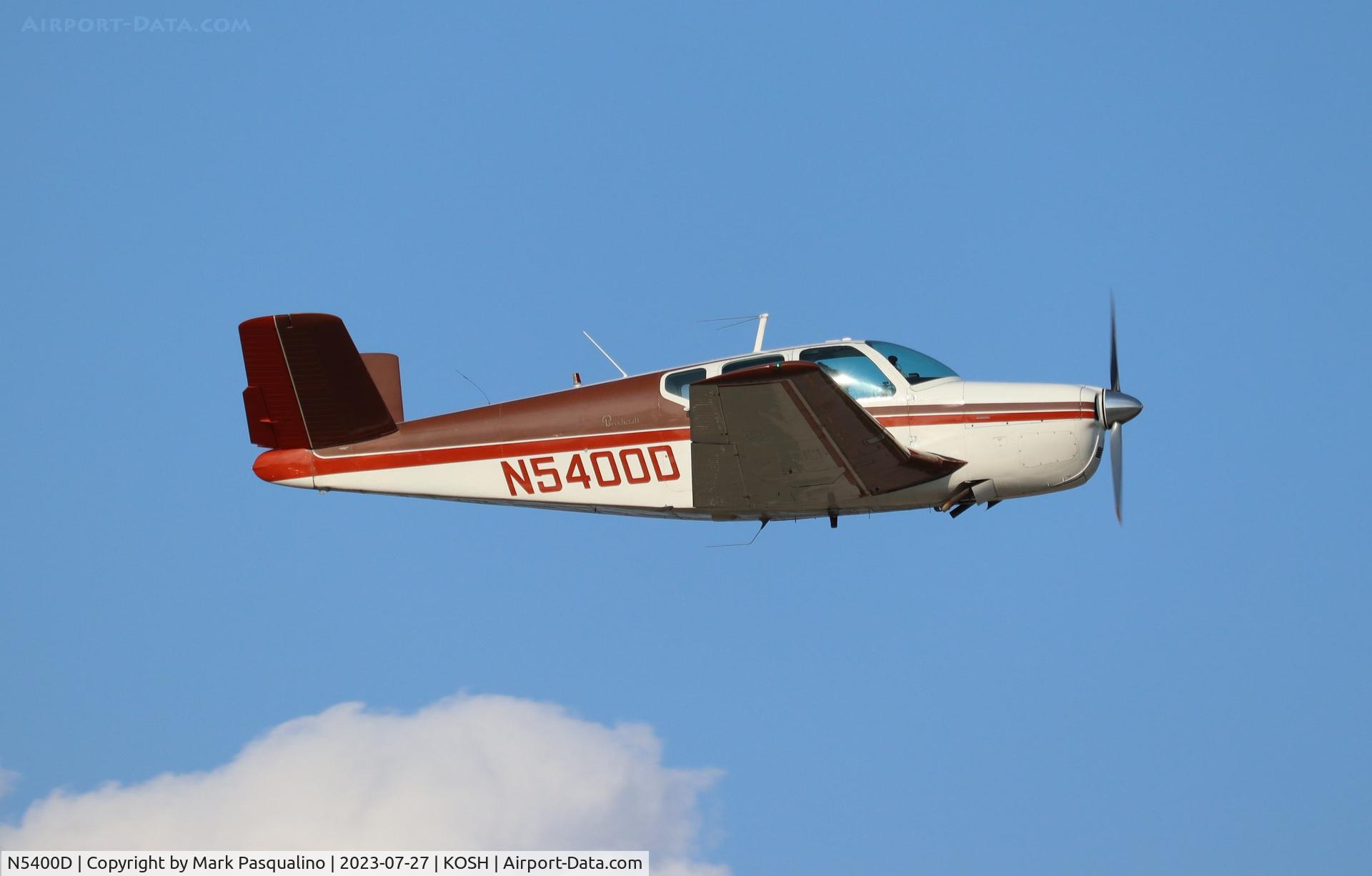 N5400D, 1956 Beech H35 Bonanza C/N D-4881, Beech H35