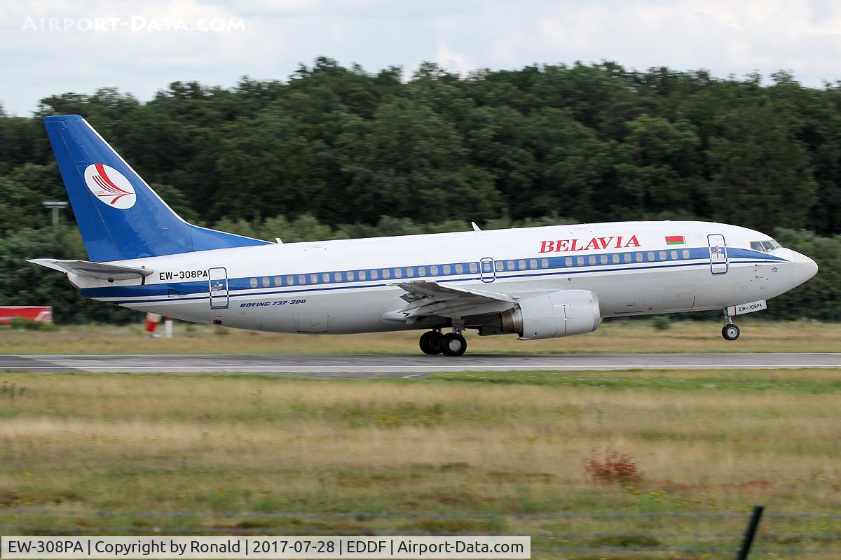 EW-308PA, 1990 Boeing 737-3K2 C/N 24328, at fra