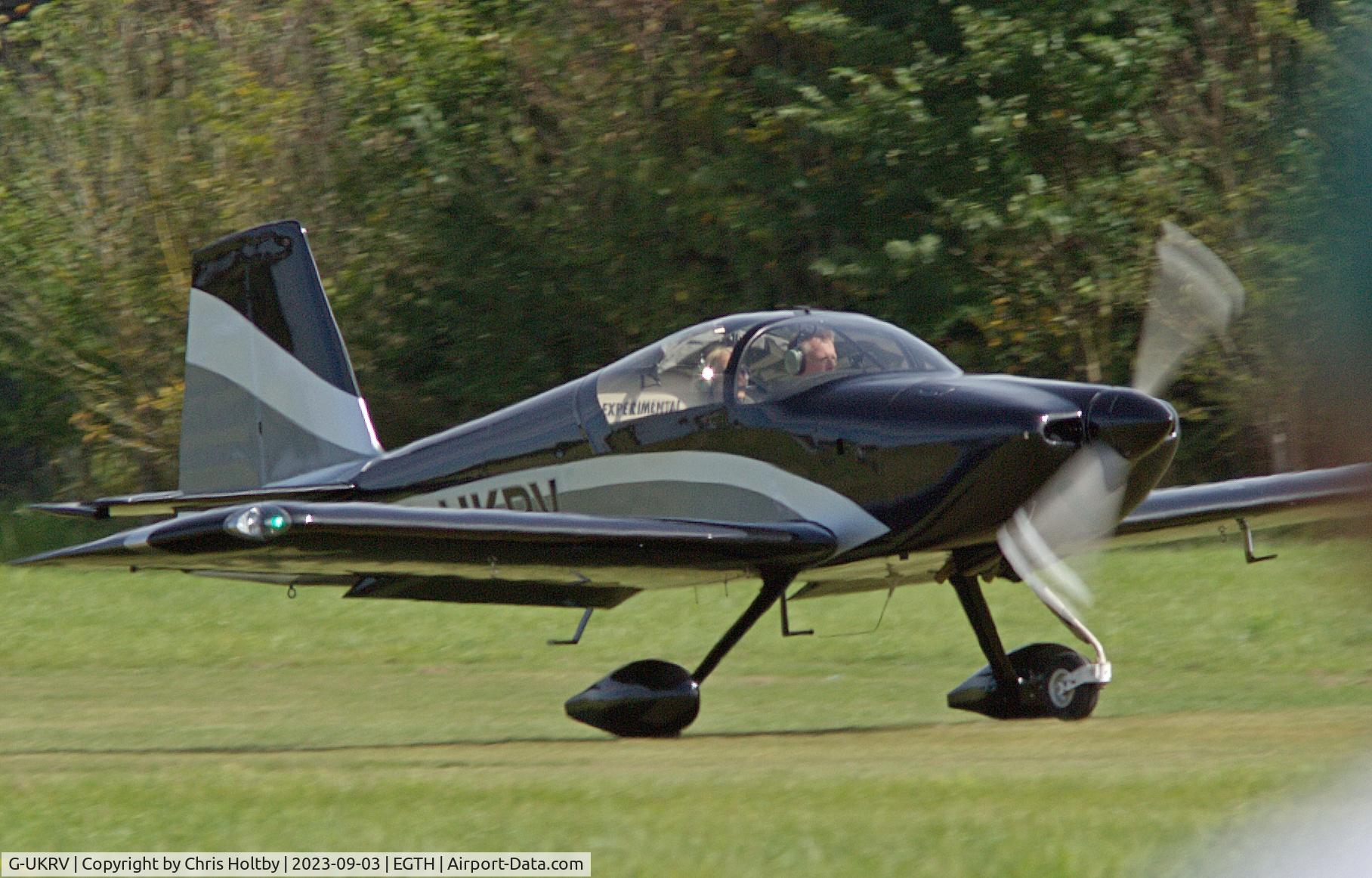 G-UKRV, 2016 Vans RV-7A C/N LAA 323-15304, Just landed at Old Warden for the Vintage Airshow 2023
