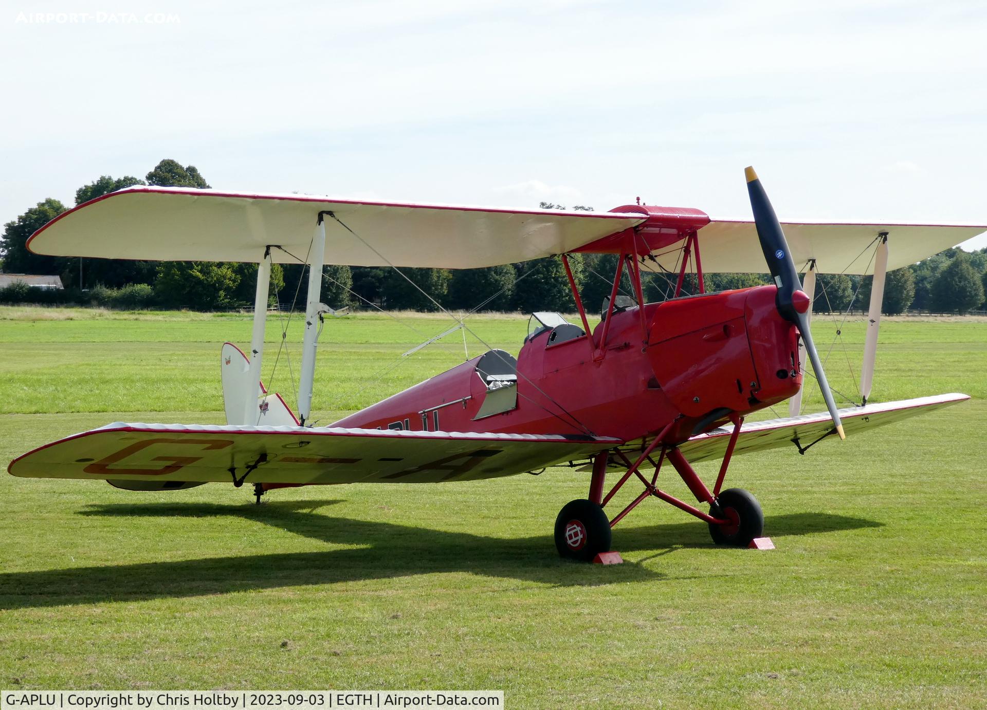 G-APLU, 1941 De Havilland DH-82A Tiger Moth II C/N 85094, At the Old Warden Vintage Airshow 2023