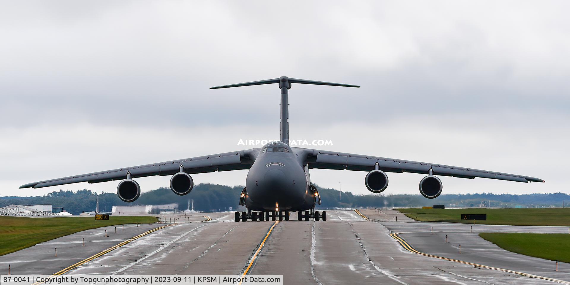 87-0041, 2013 Lockheed C-5M Super Galaxy C/N 500-0127, REACH7041 heading back home to CEF