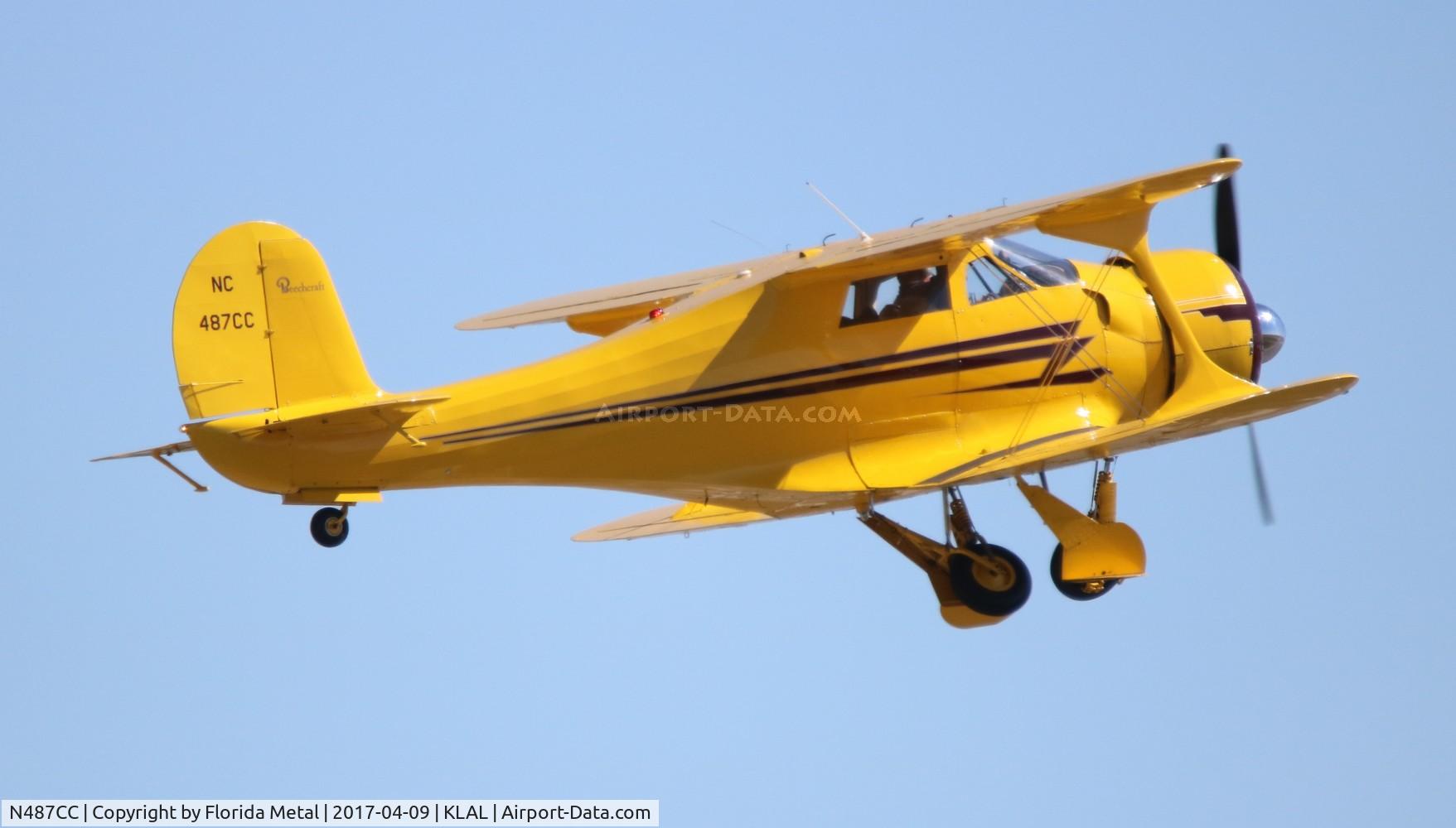 N487CC, 1943 Beech D17S Staggerwing C/N 4837, Beech 17 zx