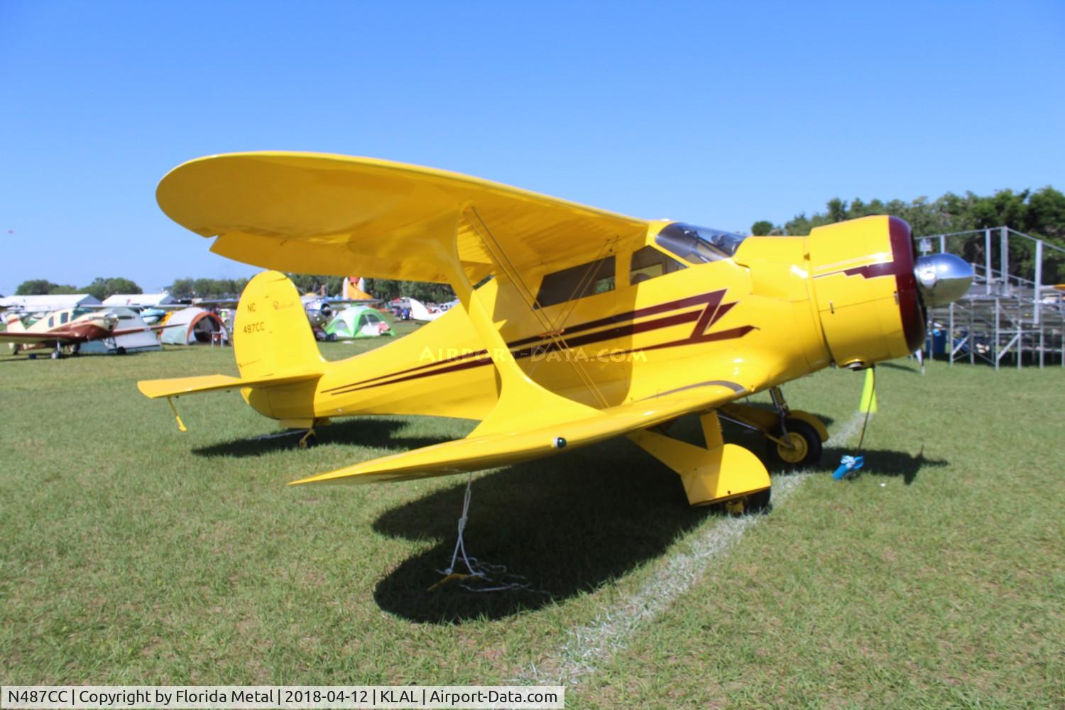 N487CC, 1943 Beech D17S Staggerwing C/N 4837, Beech 17 zx
