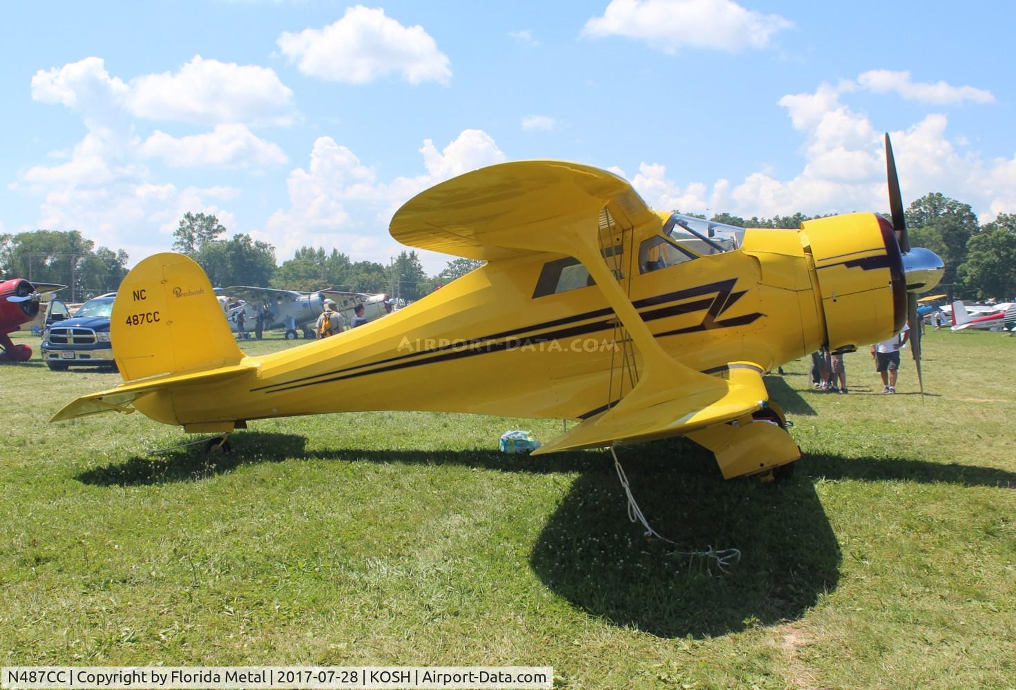 N487CC, 1943 Beech D17S Staggerwing C/N 4837, Beech 17 zx
