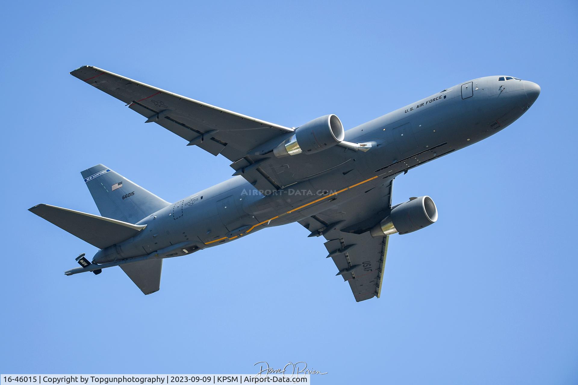16-46015, 2019 Boeing KC-46A Pegasus C/N 34134, PACK51, the KC-46A demo for the air show