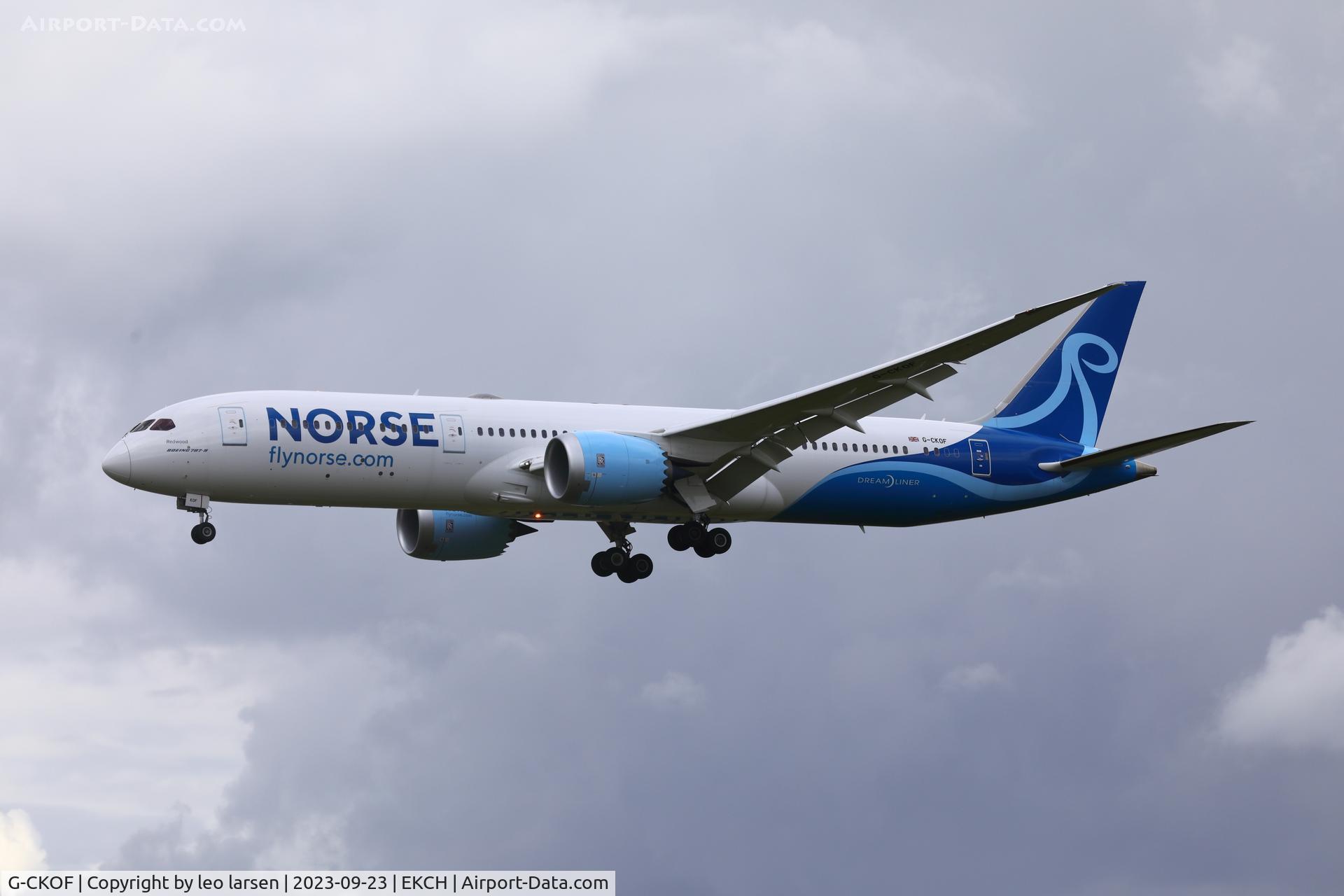G-CKOF, 2018 Boeing 787-9JP Dreamliner C/N 38786, Copenhagen 23.9.2023