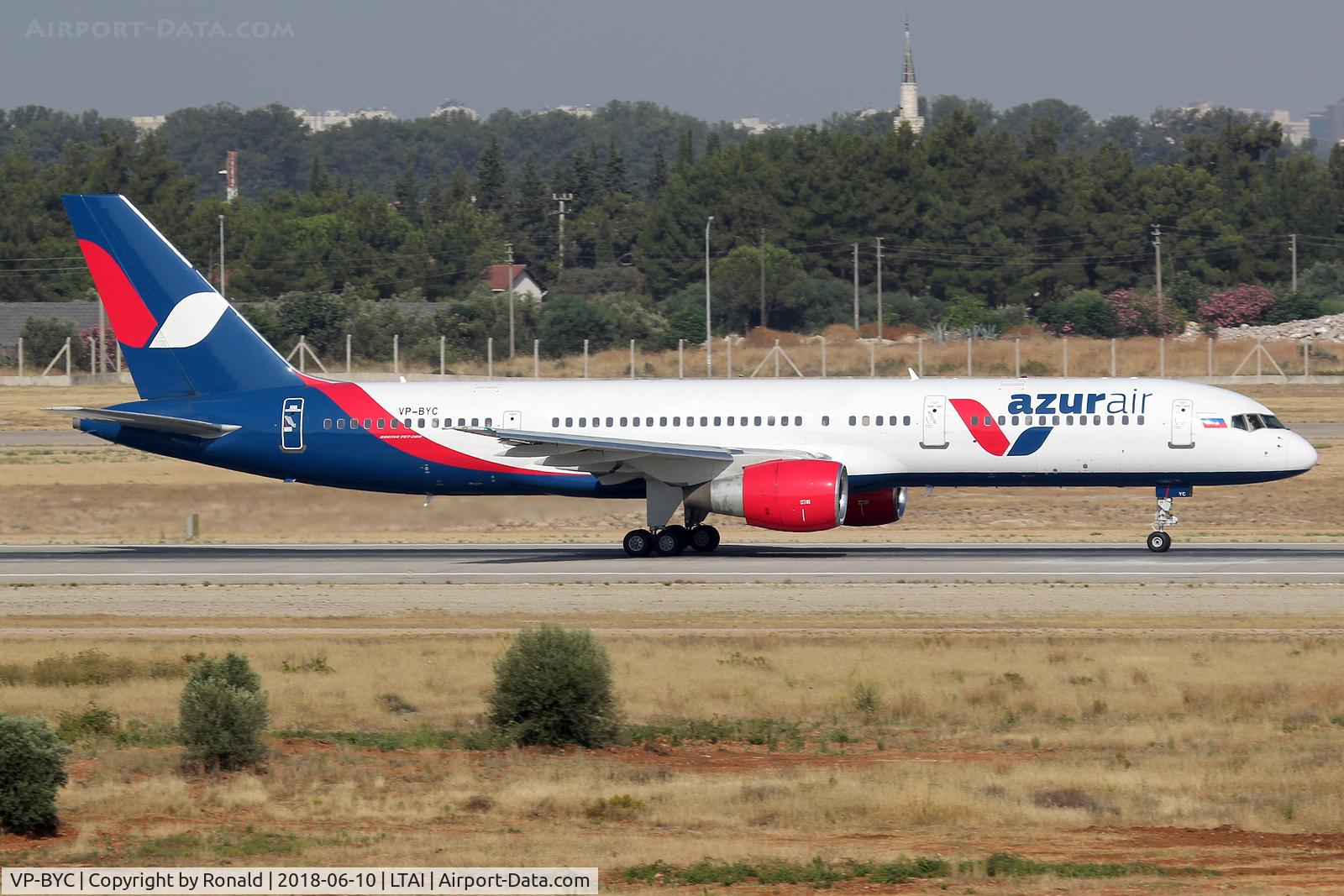 VP-BYC, 1999 Boeing 757-231 C/N 30338, at ayt