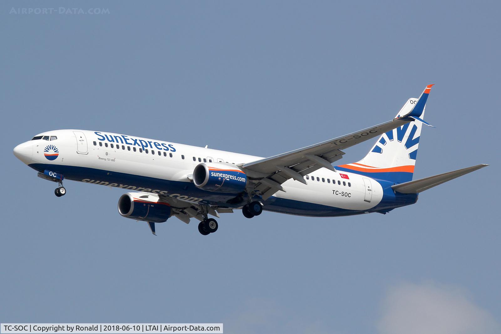 TC-SOC, 2017 Boeing 737-8HC C/N 61333, at ayt