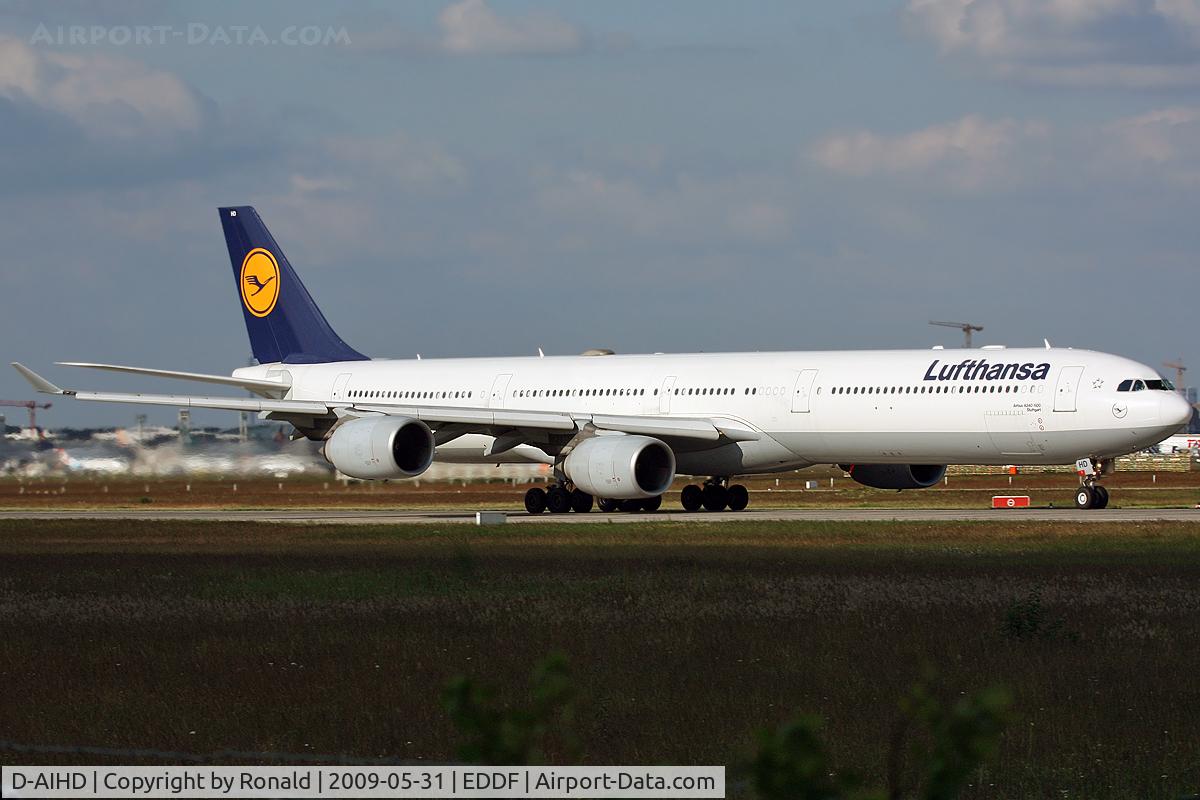 D-AIHD, 2003 Airbus A340-642 C/N 537, at fra