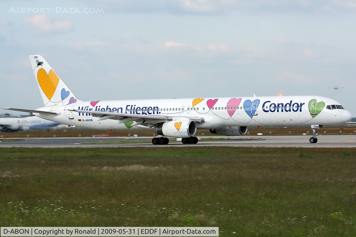 D-ABON, 2000 Boeing 757-330 C/N 29023, at fra