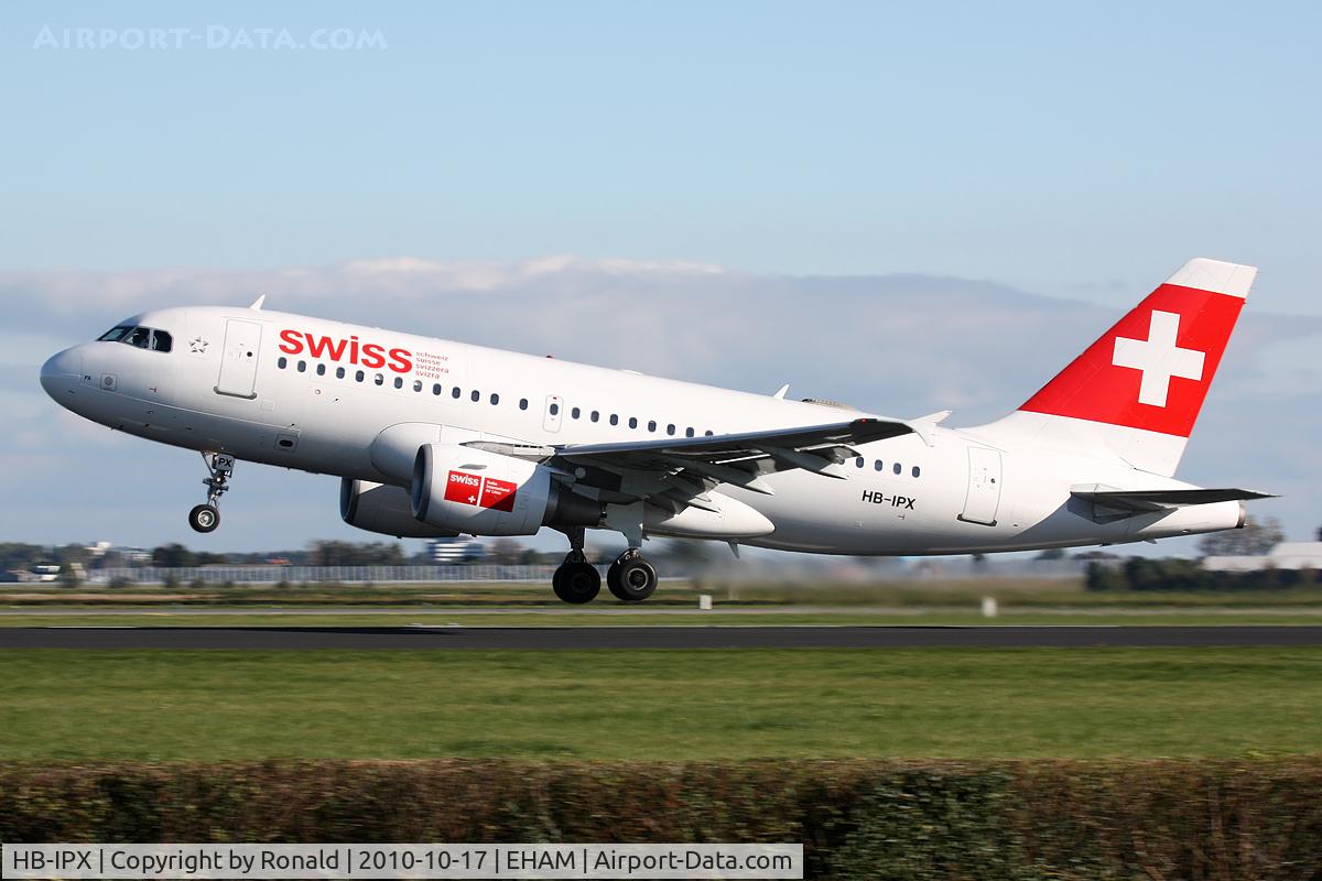 HB-IPX, 1996 Airbus A319-112 C/N 612, at spl