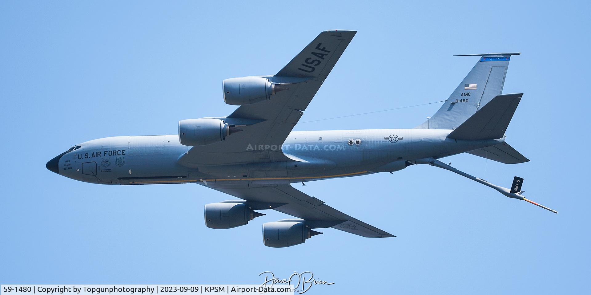 59-1480, 1959 Boeing KC-135T Stratotanker C/N 17968, ASTRO97, KC-135R Demo