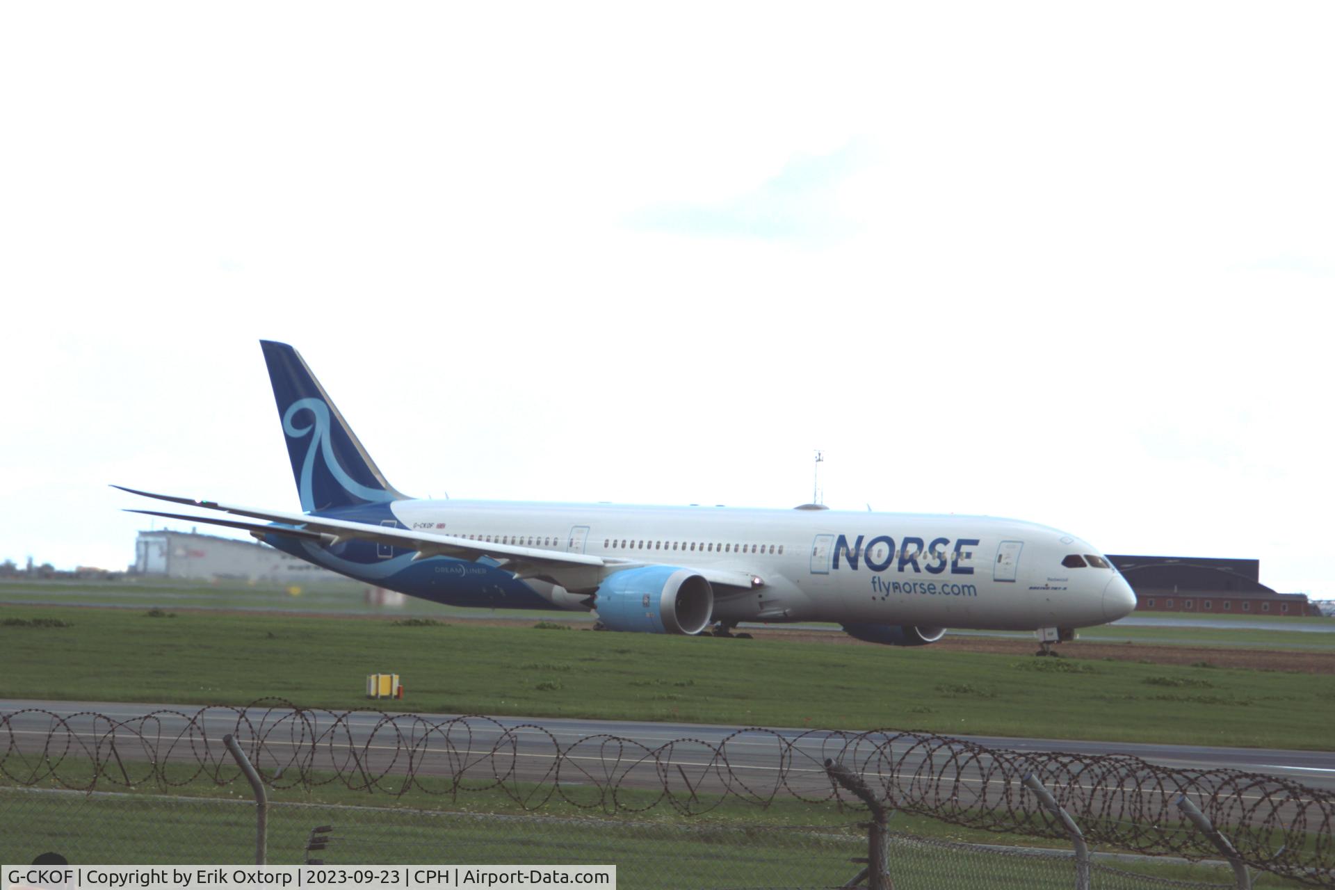 G-CKOF, 2018 Boeing 787-9JP Dreamliner C/N 38786, G-CKOF taking off rw 22R