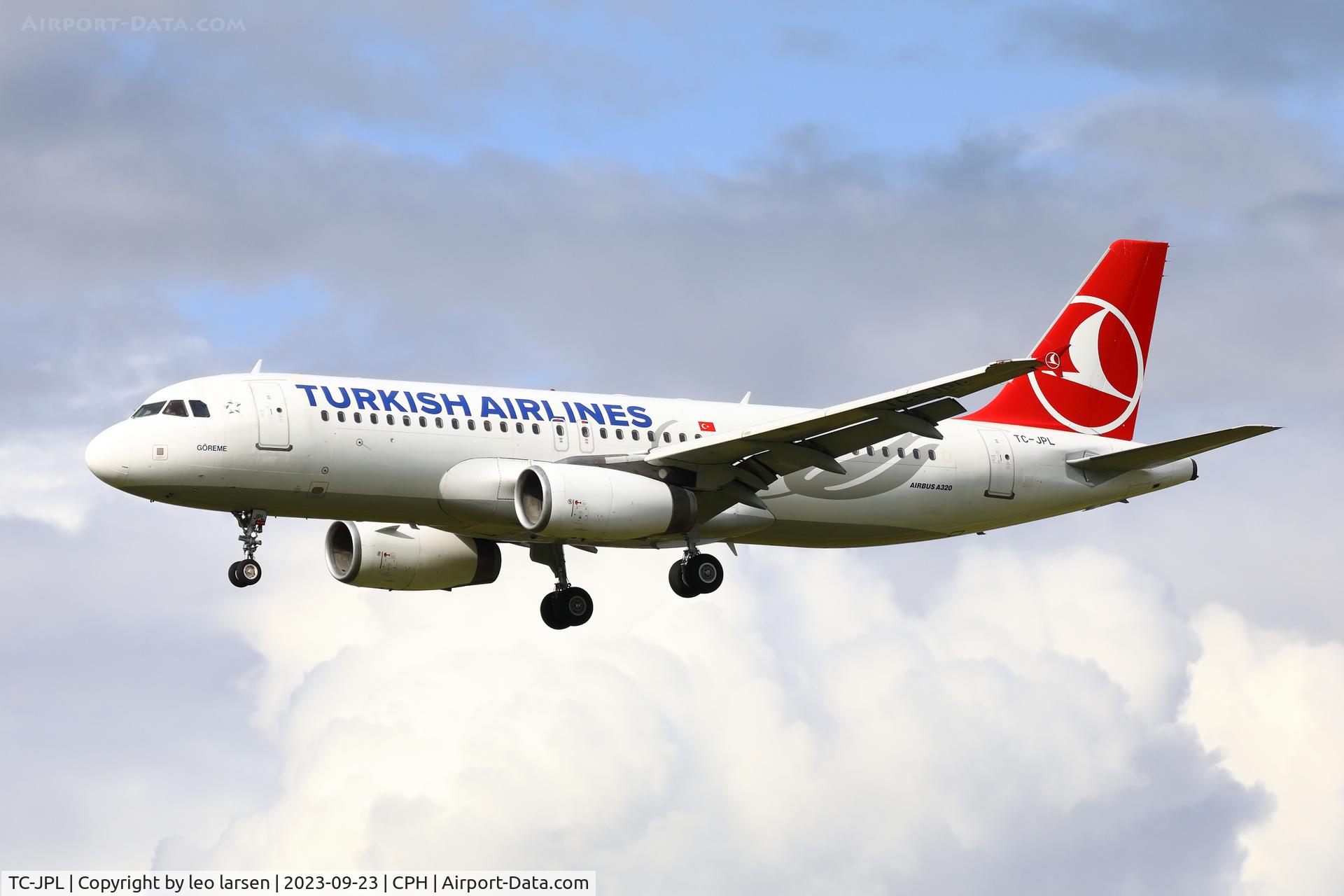 TC-JPL, 2007 Airbus A320-232 C/N 3303, Copenhagen 23.9.2023
