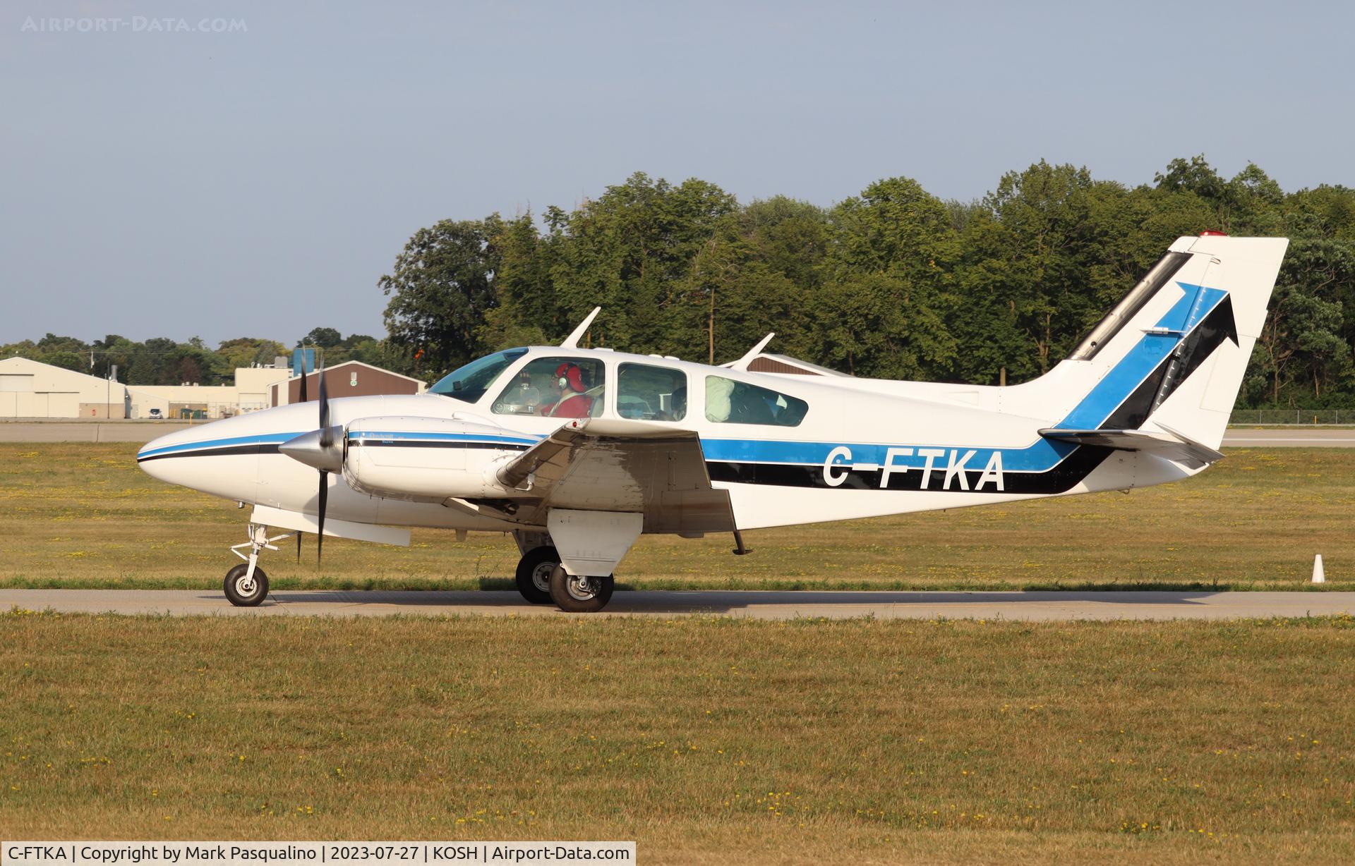 C-FTKA, 1969 Beech E-55 Baron C/N TE-771, Beech E55