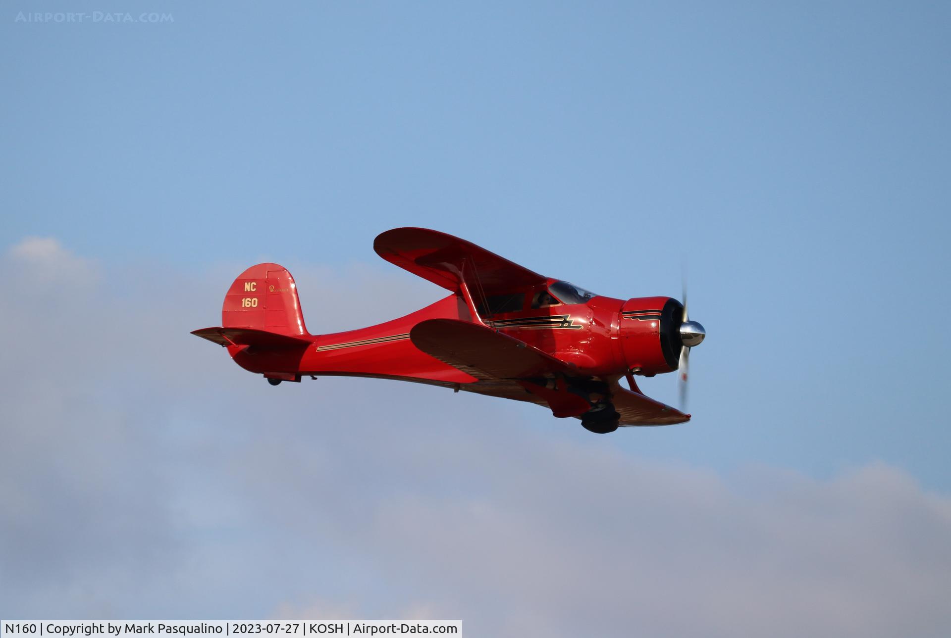 N160, 1943 Beech D17S Staggerwing C/N 4836, Beech D17S