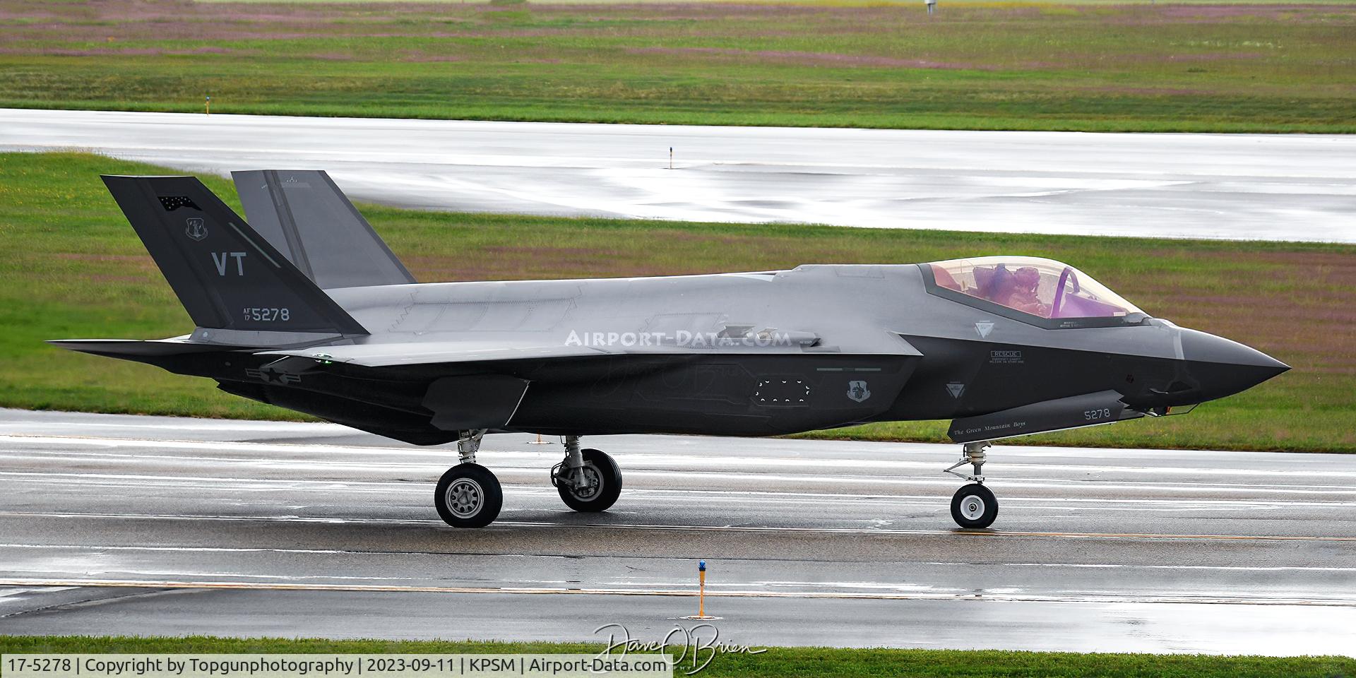 17-5278, 2016 Lockheed Martin F-35A Lightning II C/N AF-220, CHEVY11 158th FW