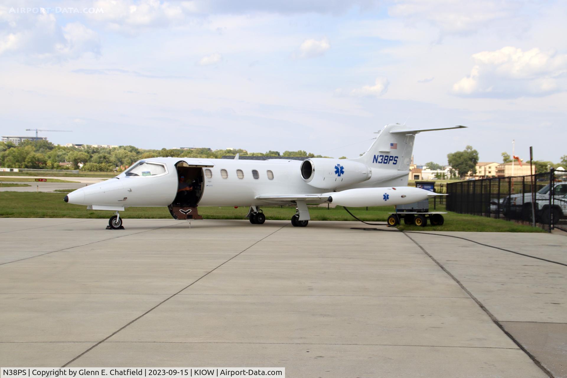 N38PS, 1979 Gates Learjet 35A C/N 206, MedEvac at Iowa City
