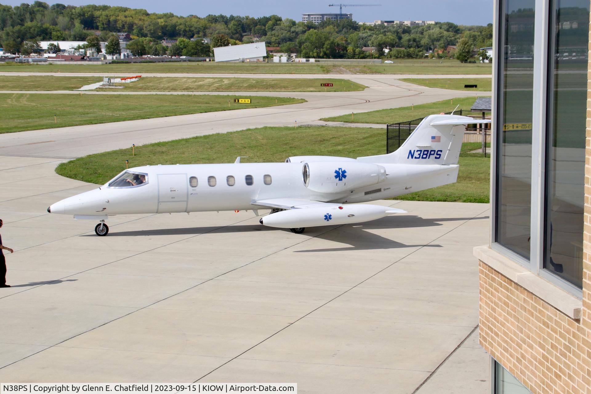 N38PS, 1979 Gates Learjet 35A C/N 206, MedEvac at Iowa City