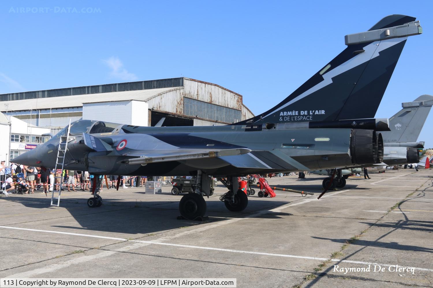 113, Dassault Rafale C C/N 113, Rafale solo display 113 / 4-IR at Melun-Villaroche air show.