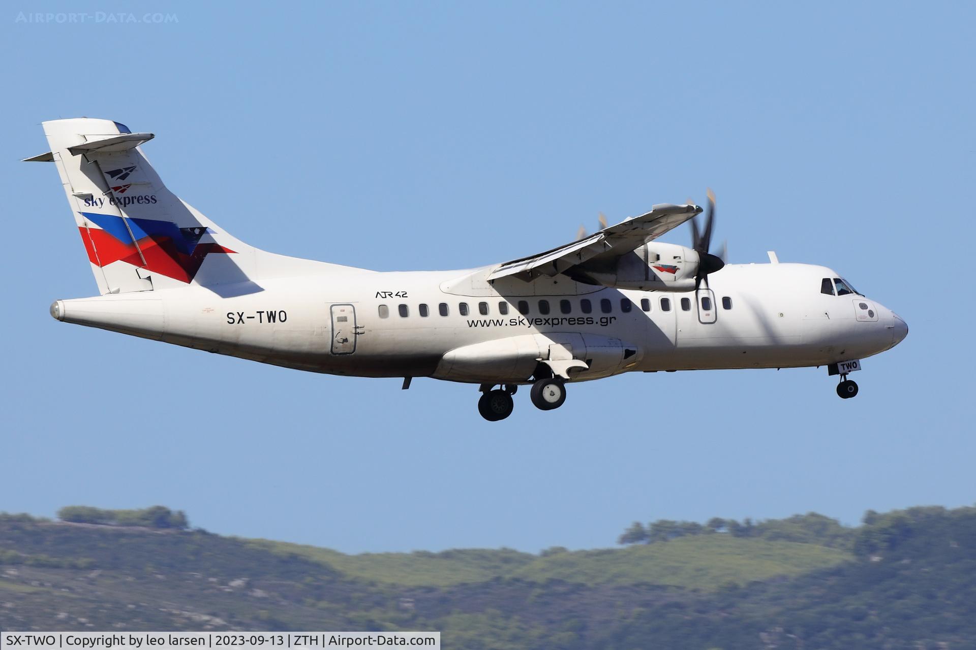 SX-TWO, 1996 ATR 42-500 C/N 516, ZTH 13.9.2023