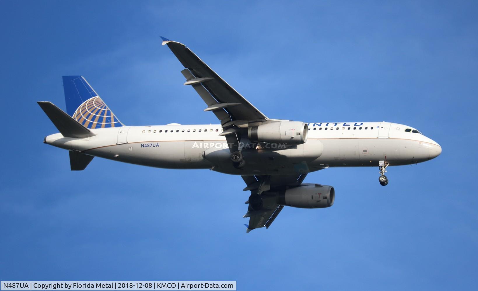 N487UA, 2002 Airbus A320-232 C/N 1669, UAL A320 zx IAD-MCO