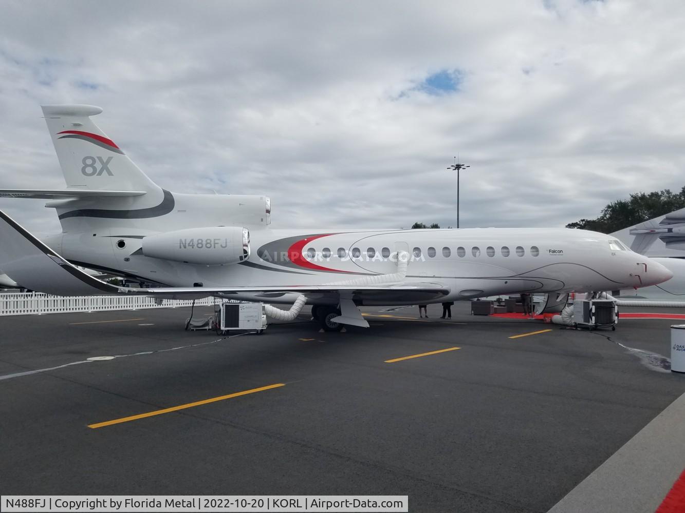 N488FJ, 2021 Dassault Falcon 8X C/N 488, Falcon 8X zx