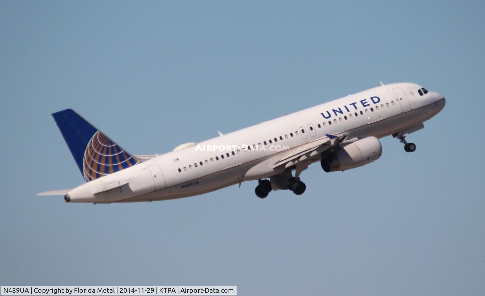 N489UA, 2002 Airbus A320-232 C/N 1702, UAL A320 zx TPA-IAD