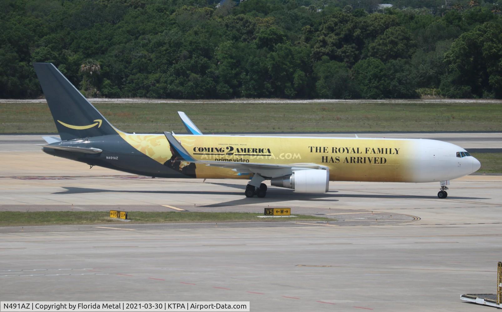 N491AZ, 1998 Boeing 767-323 C/N 29429, Amazon 767-300F zx CVG-TPA