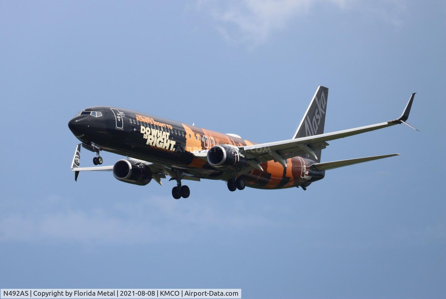 N492AS, 2015 Boeing 737-990/ER C/N 44110, ASA 739 UNCF zx PDX-MCO