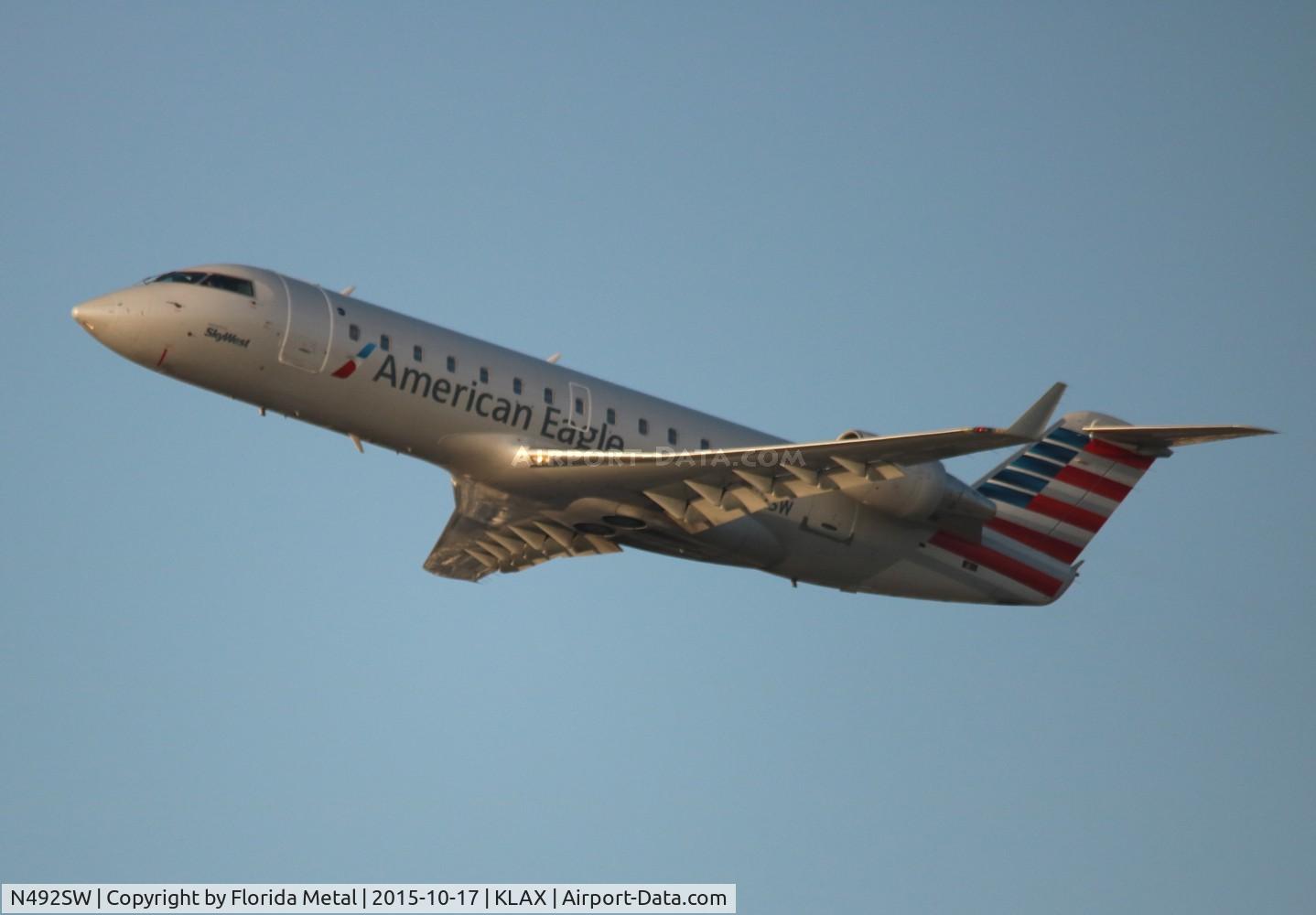 N492SW, 1997 Canadair CRJ-100ER (CL-600-2B19) C/N 7168, SKW/Eagle CRJ2 zx