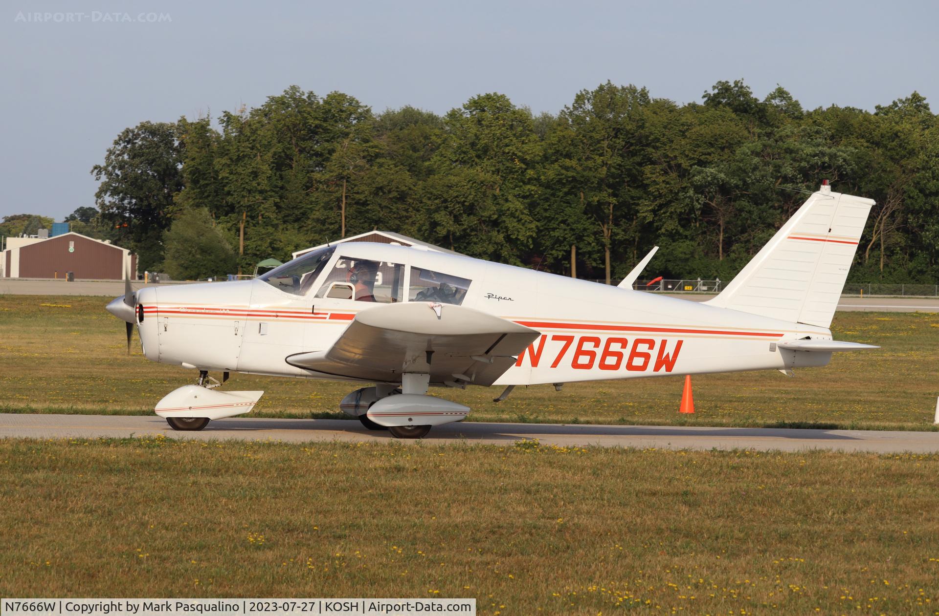 N7666W, 1964 Piper PA-28-180 C/N 28-1644, Piper PA-28-180