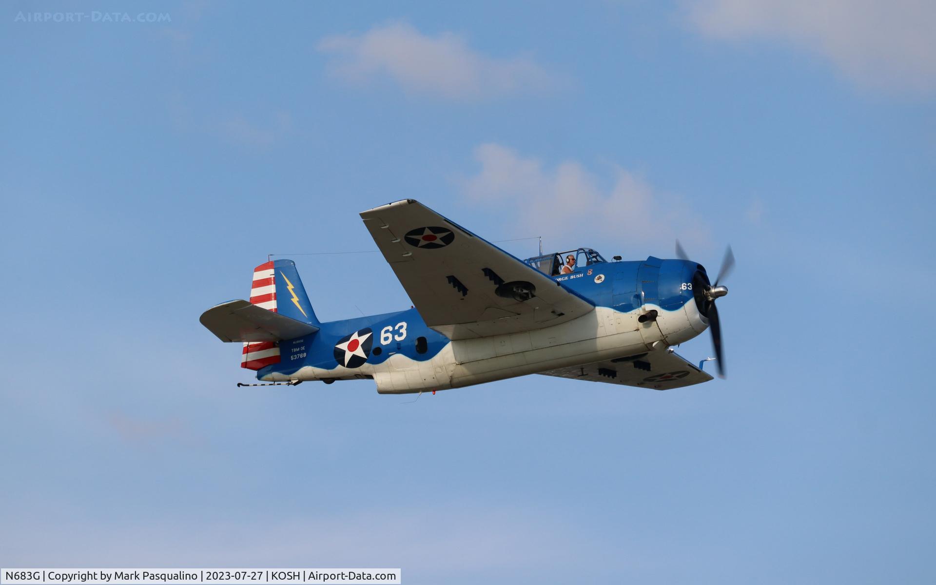 N683G, 1943 Grumman TBM-3E Avenger C/N 53768, Grumman TBM-3E