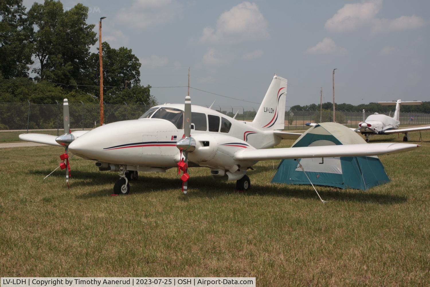 LV-LDH, 1973 Piper PA-23-250 C/N 27-7304978, 1973 Piper PA-23-250, c/n: 27-7304978. AirVenture 2023