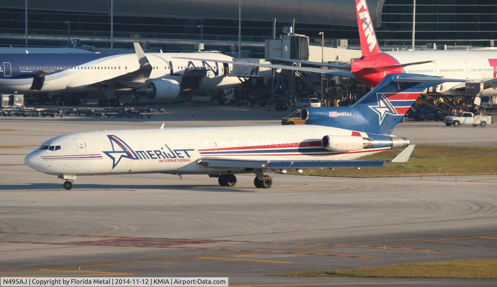 N495AJ, 1975 Boeing 727-233F C/N 20937, AJT 722 zx MIA-SDQ
