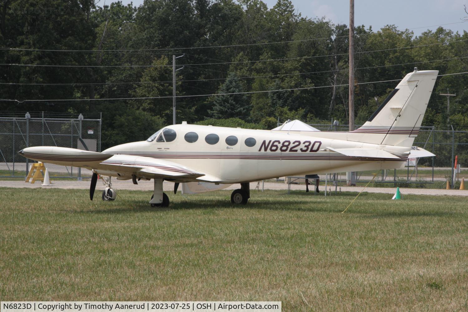 N6823D, 1980 Cessna 340A C/N 340A1042, 1980 Cessna 340A, c/n: 340A1042. AirVenture 2023