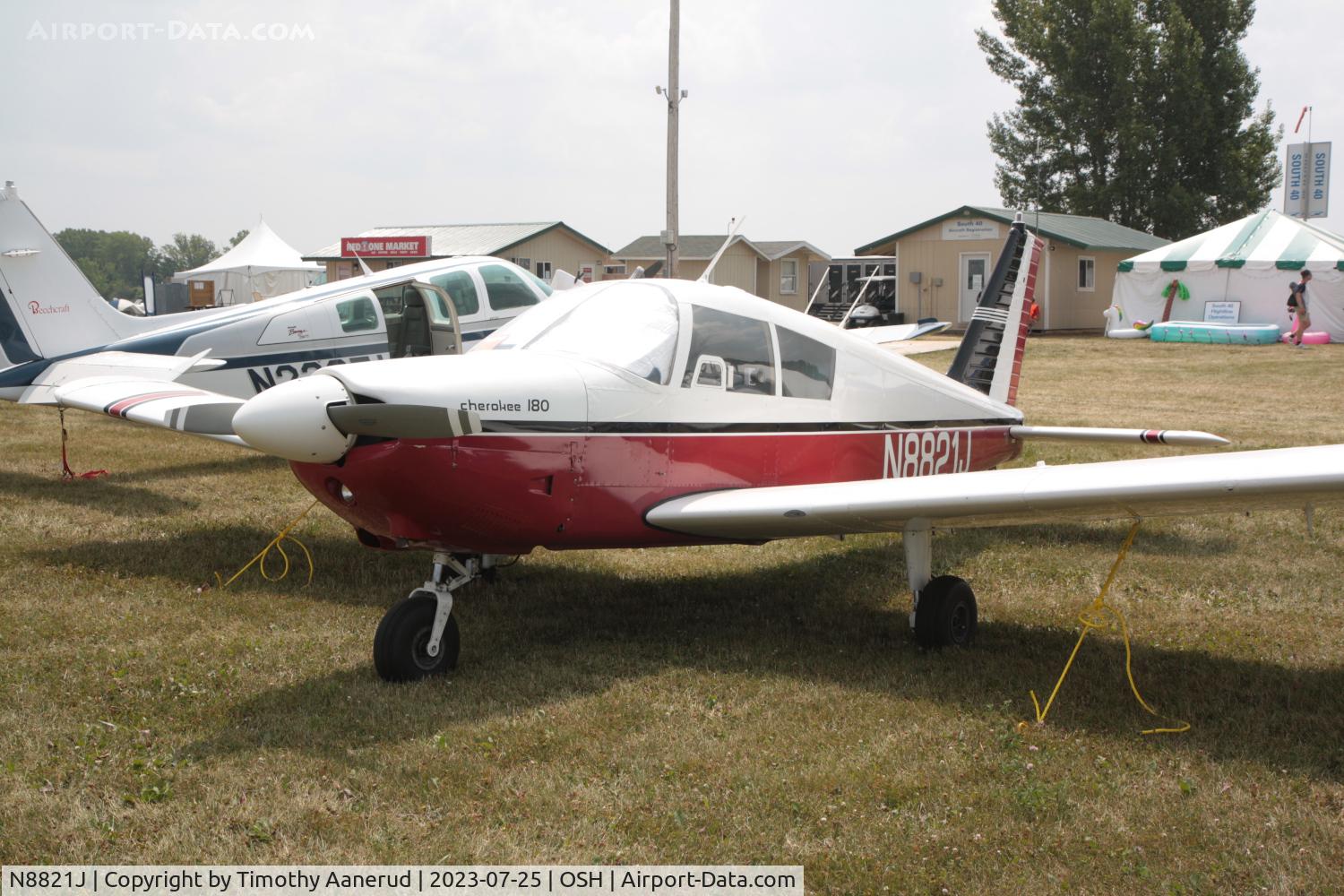 N8821J, 1965 Piper PA-28-180 C/N 28-2775, 1965 Piper PA-28-180, c/n: 28-2775. AirVenture 2023