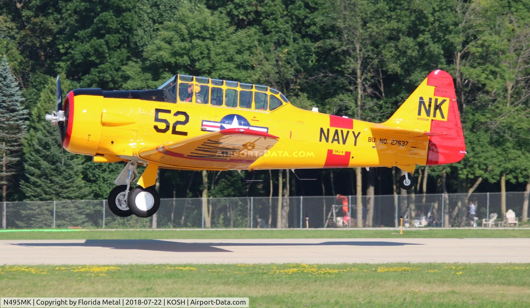 N495MK, North American SNJ-4 Texan C/N 88-13133, SNJ zx