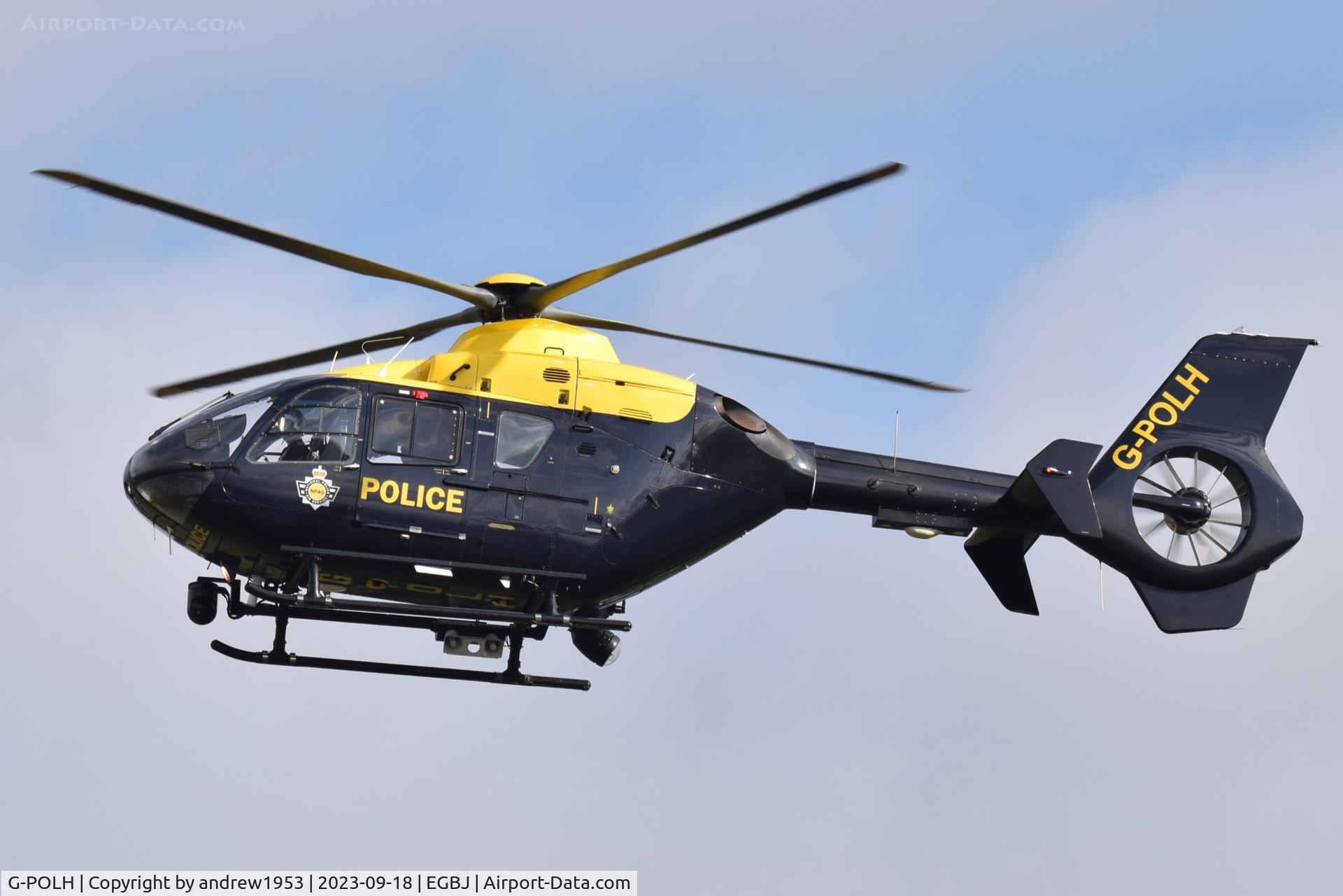 G-POLH, 2001 Eurocopter EC-135T-2 C/N 0204, G-POLH at Gloucestershire Airport.
