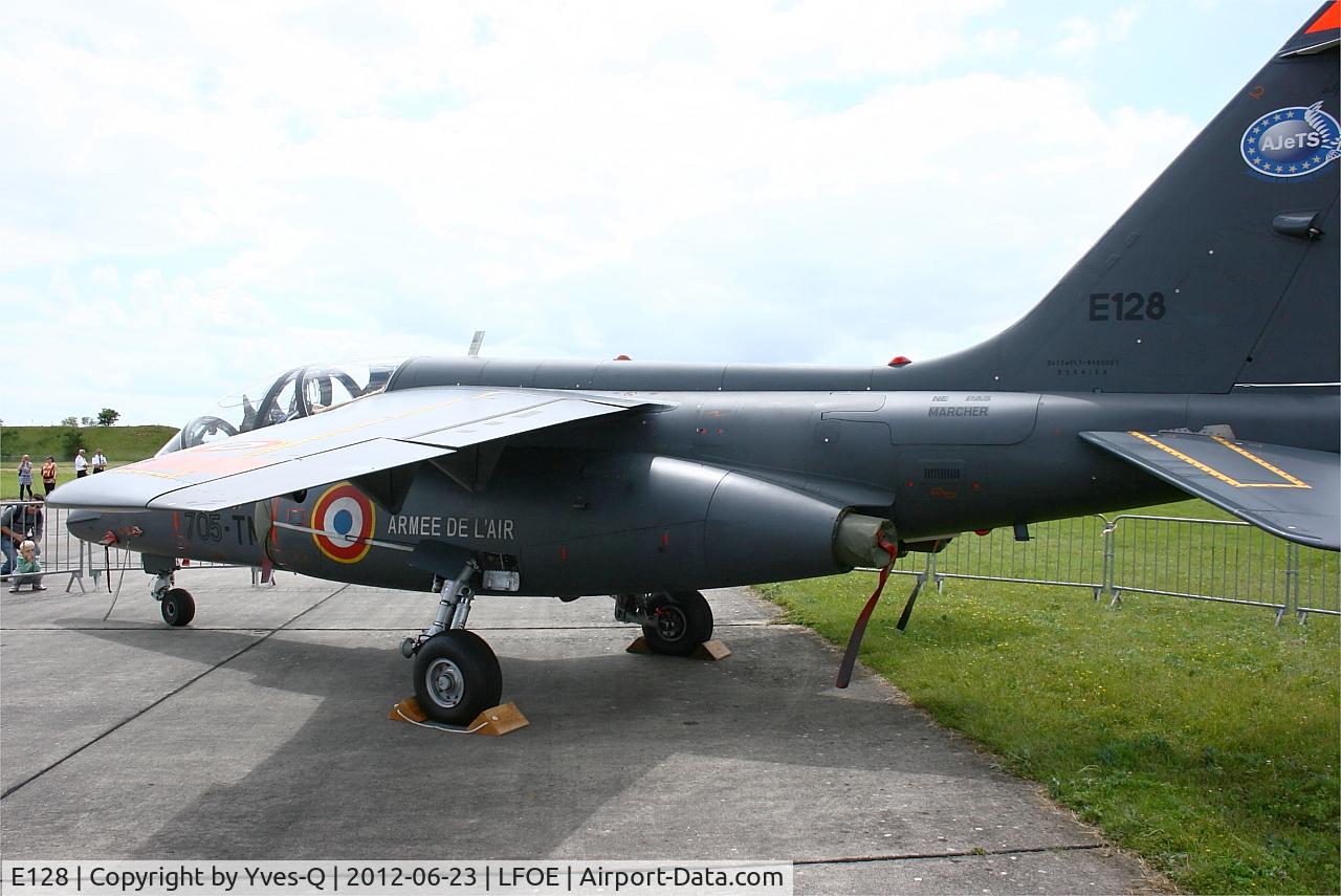 E128, Dassault-Dornier Alpha Jet E C/N E128, Dassault-Dornier Alpha Jet E, Static display, Evreux-Fauville Air Base 105 (LFOE)
