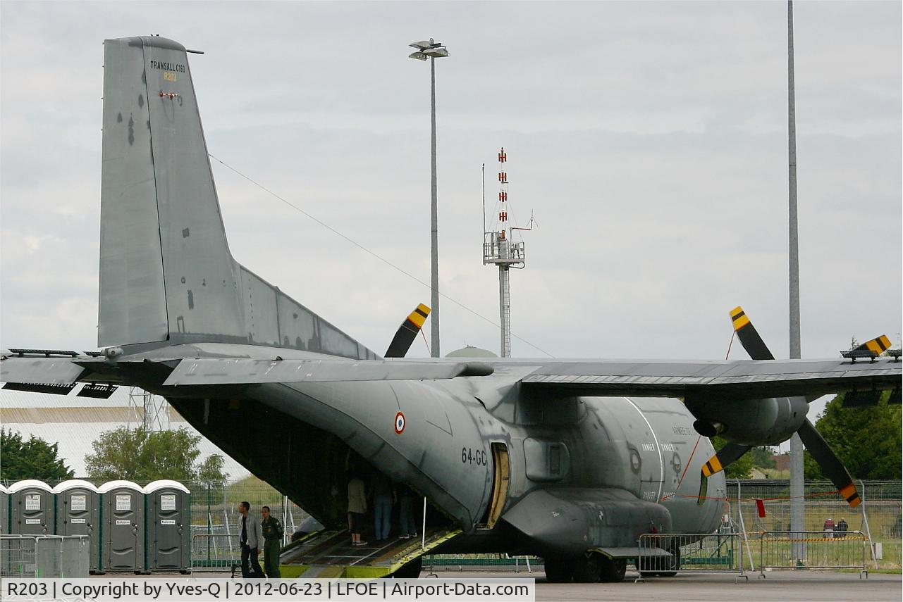 R203, Transall C-160R C/N 203, Transall C-160R, Static display, Evreux-Fauville Air Base 105 (LFOE)