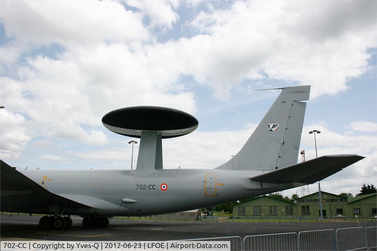 702-CC, Boeing E-3F SDCA C/N 24117, Boeing E-3F SDCA, Static display, Evreux-Fauville Air Base 105 (LFOE)